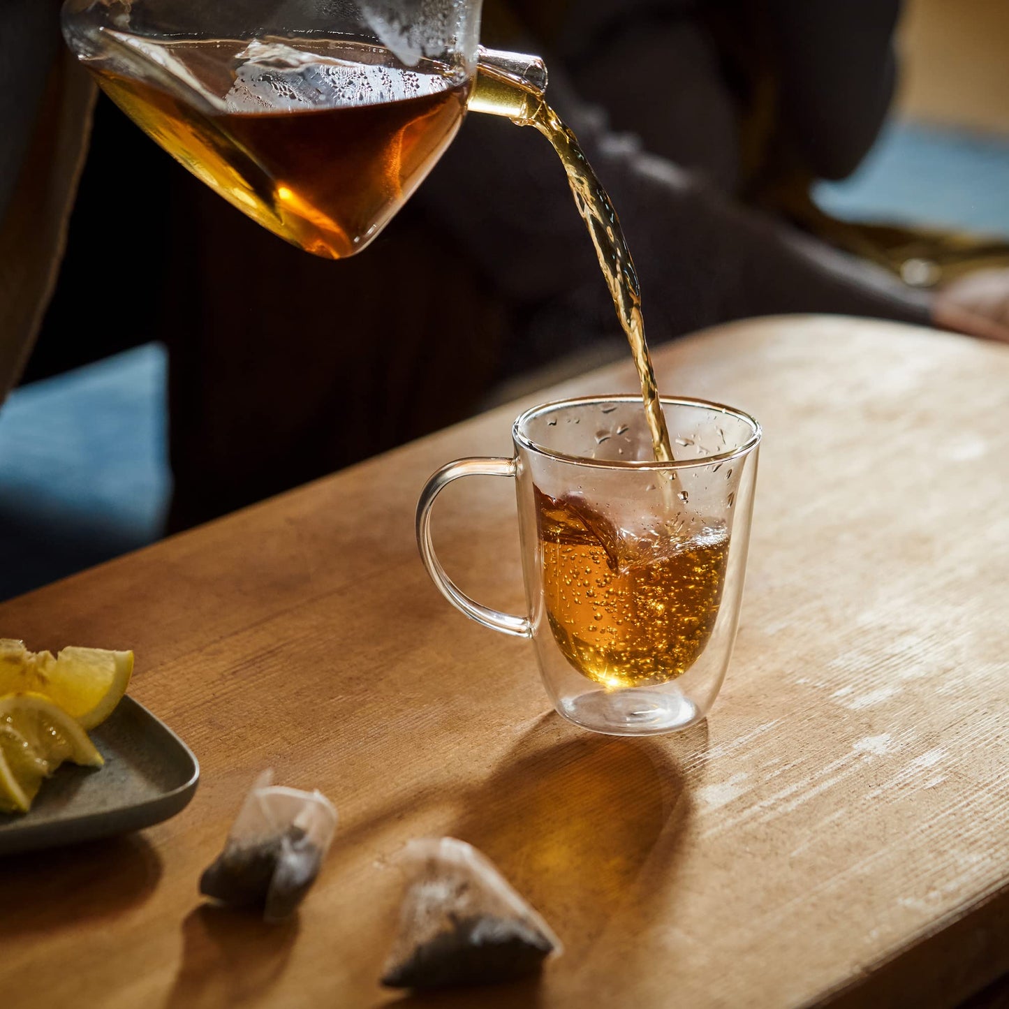 Teatulia Organic Earl Grey Tea Bags, 50 Pyramid Sachets, 100% Compostable, Whole Leaf Black Tea with Bergamot, Sustainably Grown