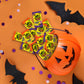 SOUR PATCH KIDS Orange & Purple Halloween Candy Lollipops with Sour Candy Dipping Powder, 20 Lollipops