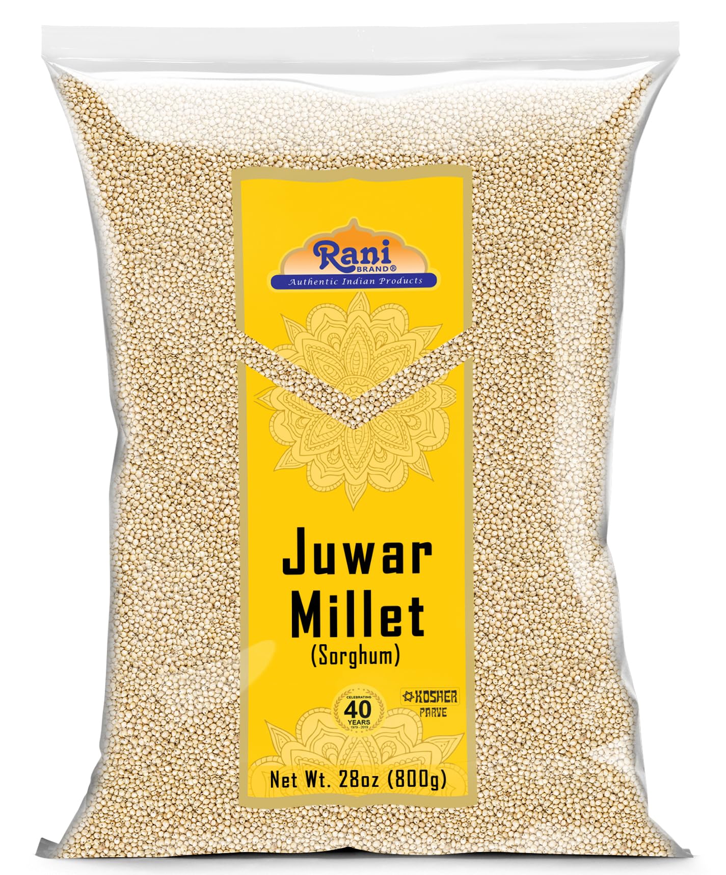 Rani Juwar Millet Whole Ancient Grain Seeds, Gluten Friendly, Non-GMO, Vegan, 28oz (1.75lbs)