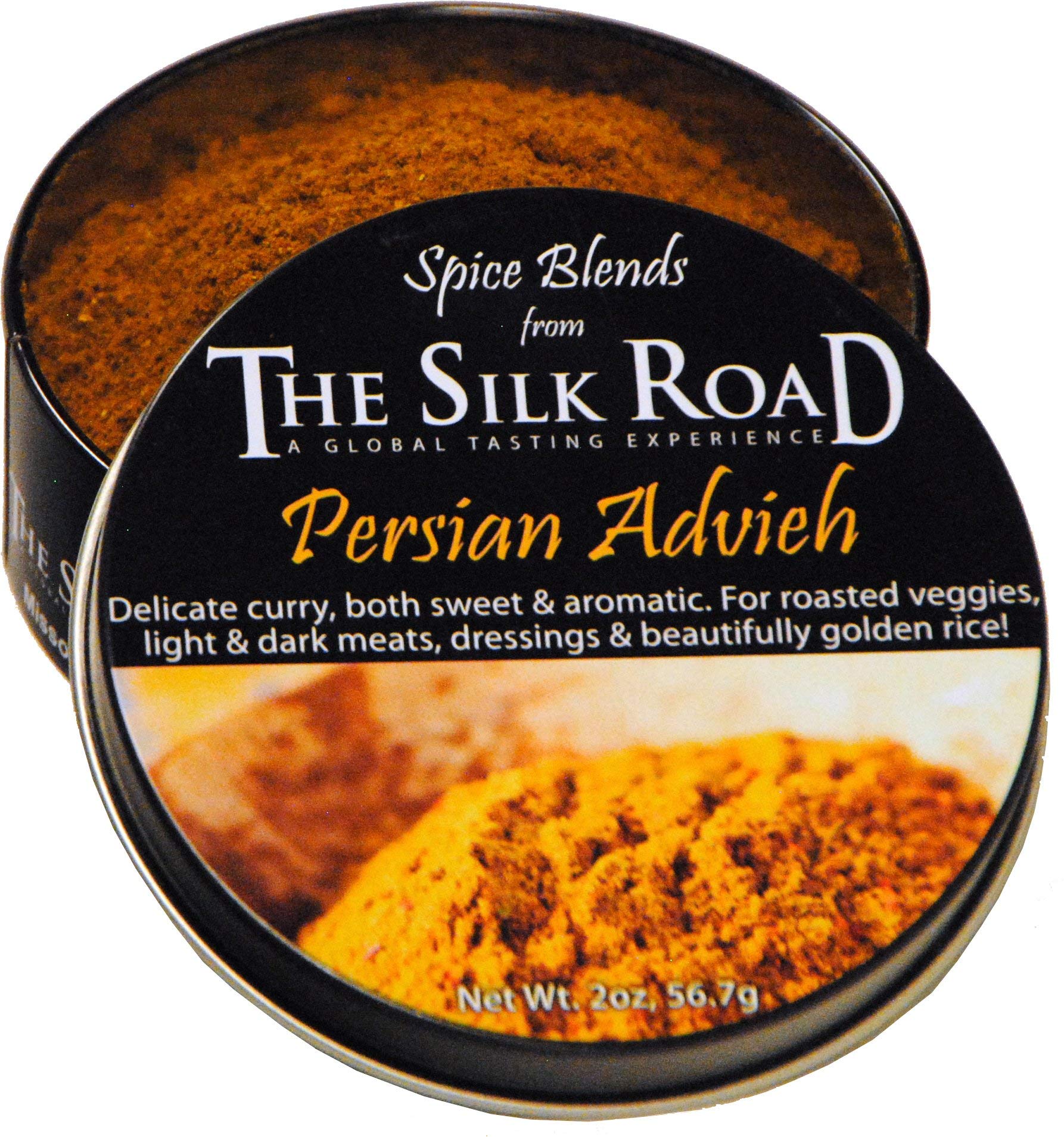Persian Advieh Spice Blend from The Silk Road Restaurant & Market (2oz), No Salt | All Natural Persian Spice Seasoning | Vegan |
