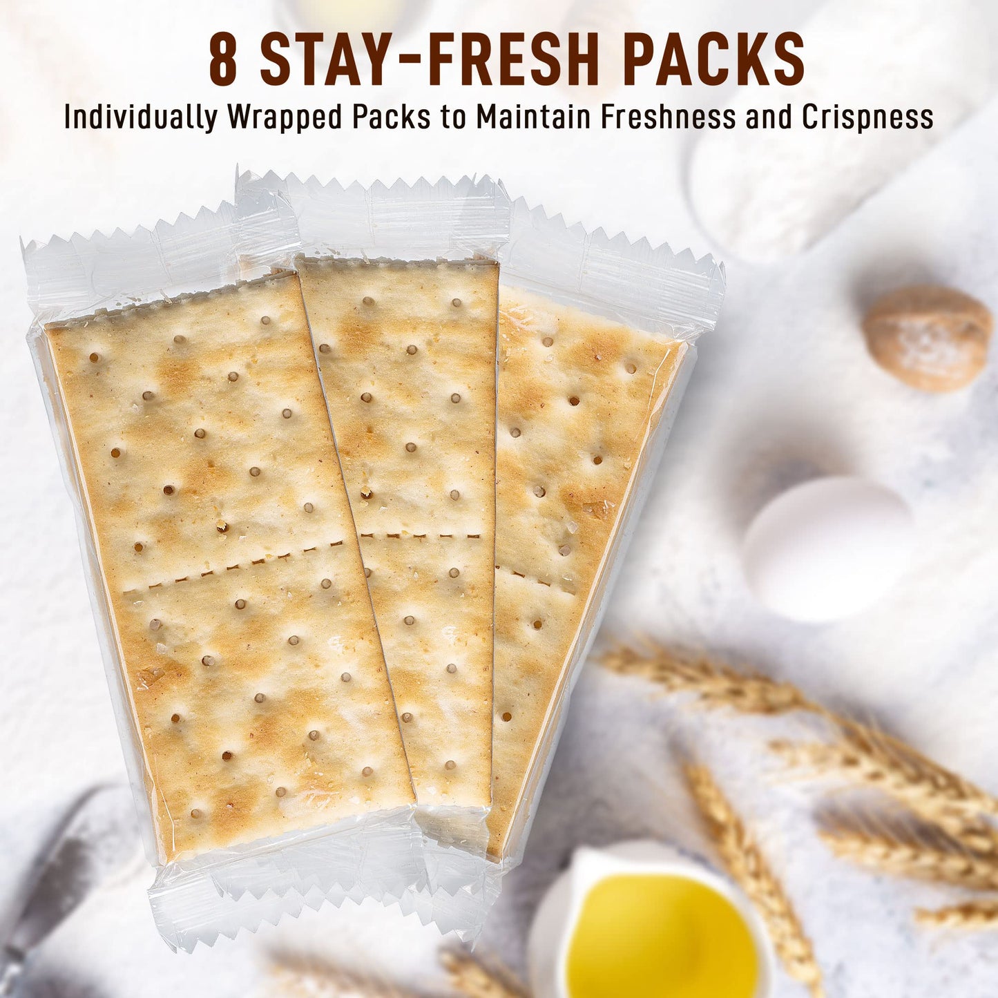 Paskesz Simply Saltines  Ers - Original Saltine  Ers - Light And Crispy Oven-Baked Soup  Ers, Ready To Dip, Non-Gmo, 8.8 Ounce - Pack Of 2