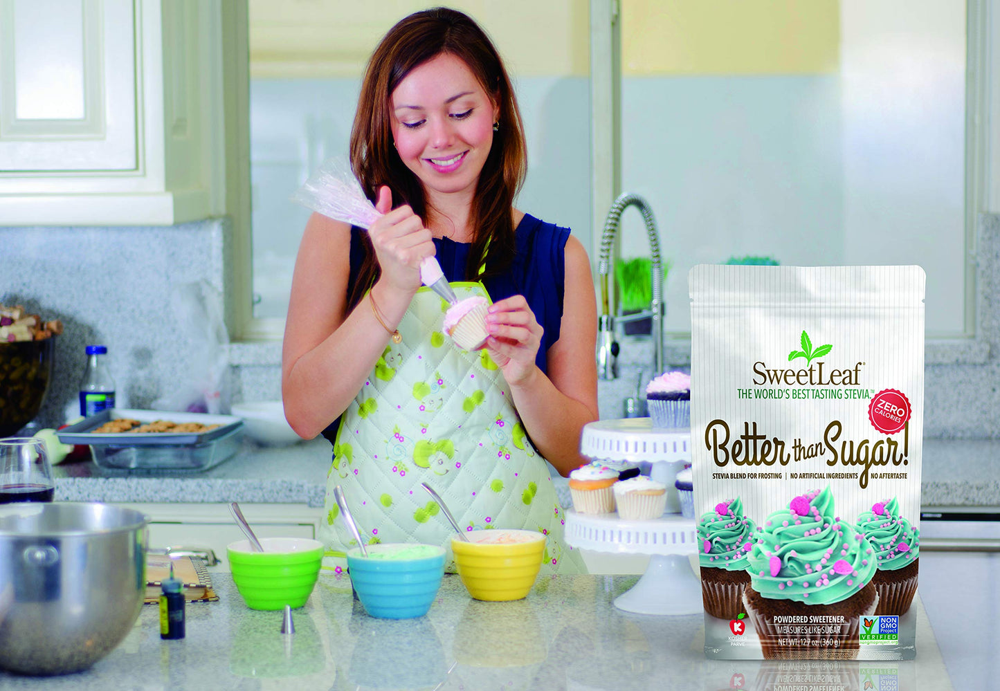 SweetLeaf Better Than Sugar Sweetener - Sugar Substitute with Stevia & Erythritol, Use for Frosting, Baking, or Coffee, Natural