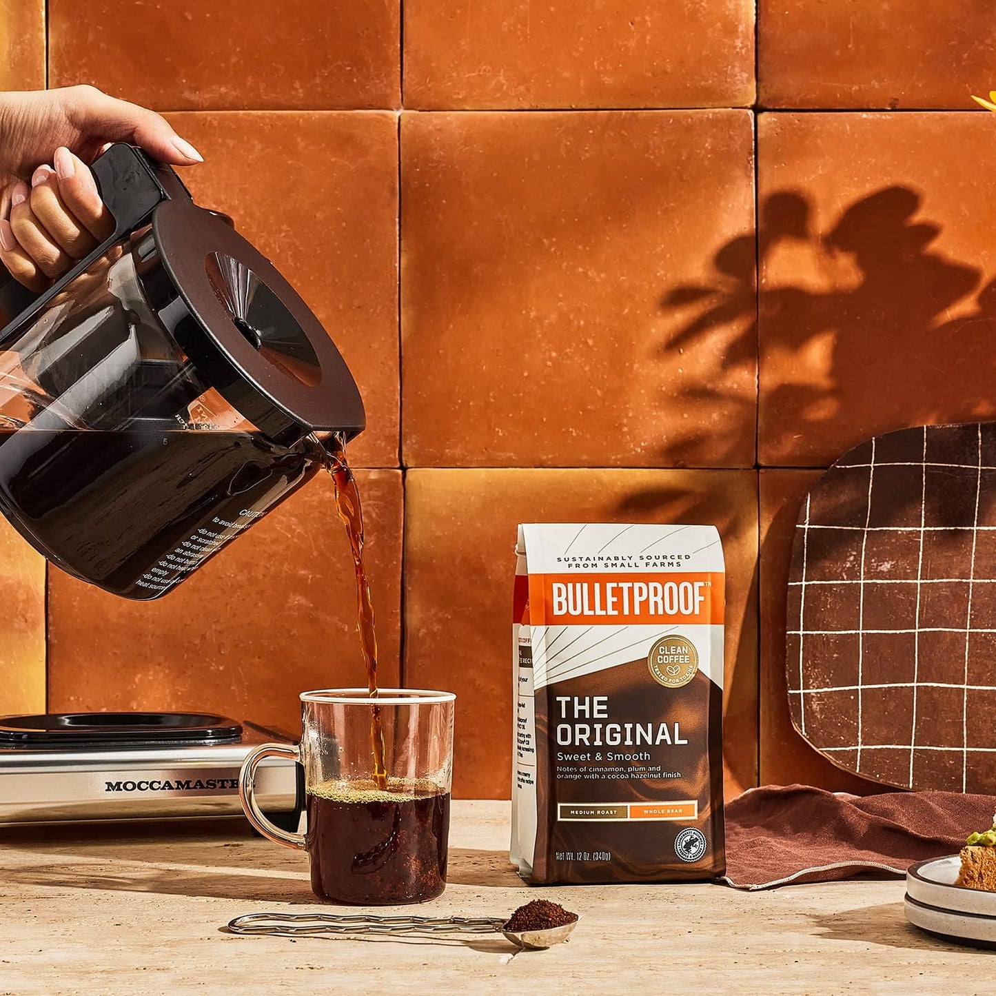 Bulletproof Original Medium Roast Ground Coffee, 12 Ounces (Pack Of 3), 100% Arabica Coffee Sourced From Central And South Ameri