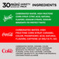 Coca-Cola Mini Can Variety Pack, 30 Cans (10 Each: Coke Classic, Diet Coke, Sprite), 7.5 Fl Oz, Red/White/Clear