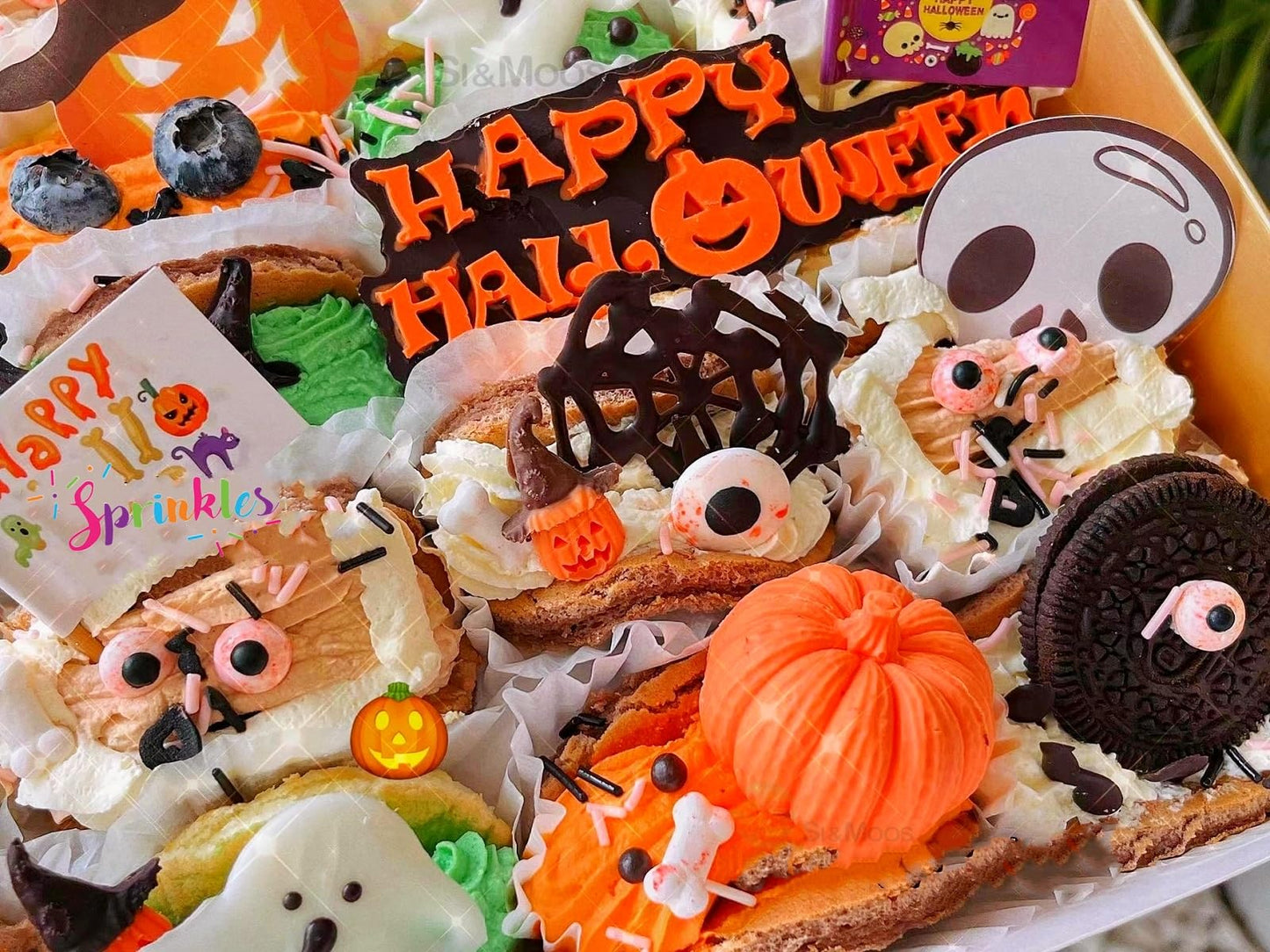 Se Si&Moos Edible Tombstones Bloody Bones Sprinkles Black And Red Sprinkles Halloween Sprinkles For Cake Decorating Tombstone Ca