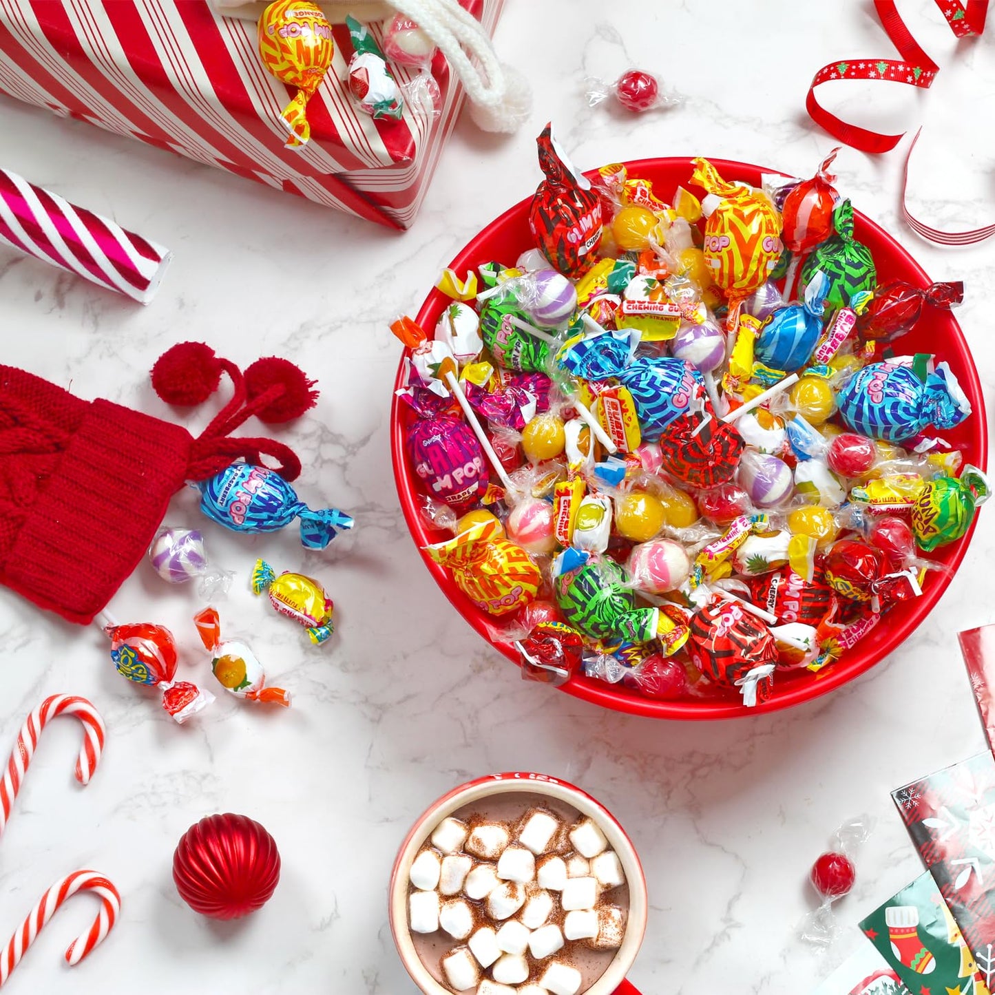 12Lb Pinata Candy Mix - Assorted Lollipops, Taffy, Gum & Hard Candy - Individually Wrapped Bulk Party Candy For Birthdays, Cinco