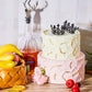 Fabbay 15 Pieces Crown Cake Topper Set - Mini Baby Crown Tiara for Birthday Bridal Wedding Decorations, Model FM-220527-A