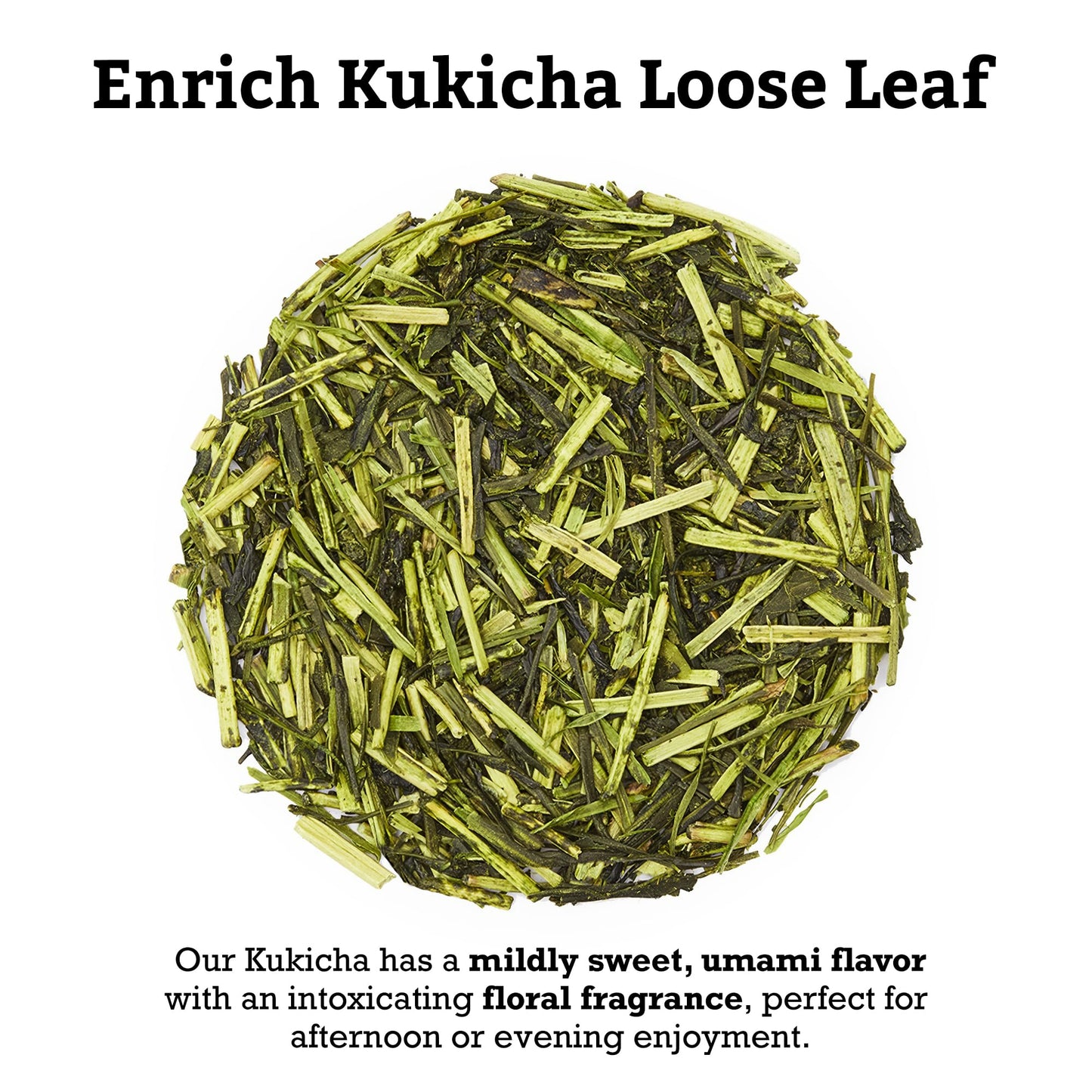 SUGIMOTO TEA Kukicha Stem Green Tea Loose Leaf - 3.0 oz (Pack of 3)