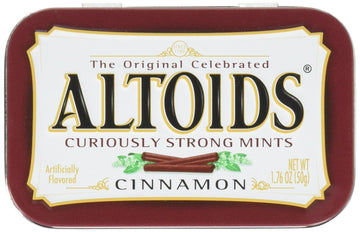 Altoids Curiously Strong Mints, Cinnamon, 1.76Oz Per Tin, 6 Tin Pack