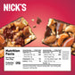 N!CKS Nut Snack Bars - Low Sugar, 3g Net Carbs, Vegan - Cherry Chocolate, Pack of 12
