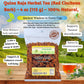 Quina Roja Herbal Tea (Red Cinchona Bark) - 4 oz (113 g) - 100% Natural  Vegan  Non-GMO  Gluten-Free  Wildcrafted Herbal Tea - Crafted by Nature - Authentic & Fresh Loose Leaf Tea - by BexpertsUSA
