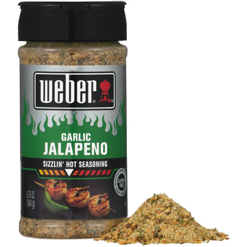 Weber Garlic Jalapeno Seasoning, 5.75 Ounce Shaker