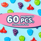 Fruit-Flavored Gummies Minis To & From - 3Lb Bag (Approx. 60 Pieces), Individually Wrapped Fruity Chewy Candy