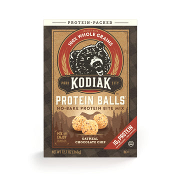 Kodiak Oatmeal Protein Ball Mix, Chocolate Chip, High Protein, 100% Whole Grains, (Pack Of 1)