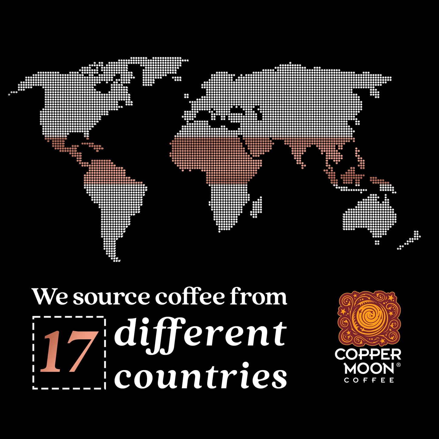 Copper Moon Dark Roast Whole Bean Coffee, Rainforest Reserve Organic Blend, 2 Lb