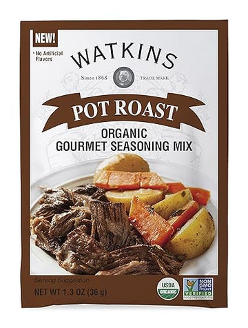 Watkins Organic Gourmet Seasoning Mix, Pot Roast, 13 Oz Pouch, 1 Count