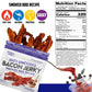 Wicked Cutz Smoked BBQ Bacon Jerky, 24g Protein, Tender & Easy to Chew, 2 Ounce (Pack of 2)