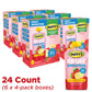 Motts Fruit Smoothies Strawberry Banana, 4.2 oz Clear Pouches, 24 Count (6 Packs of 4), Non-dairy, Made With Oatmilk, Made With