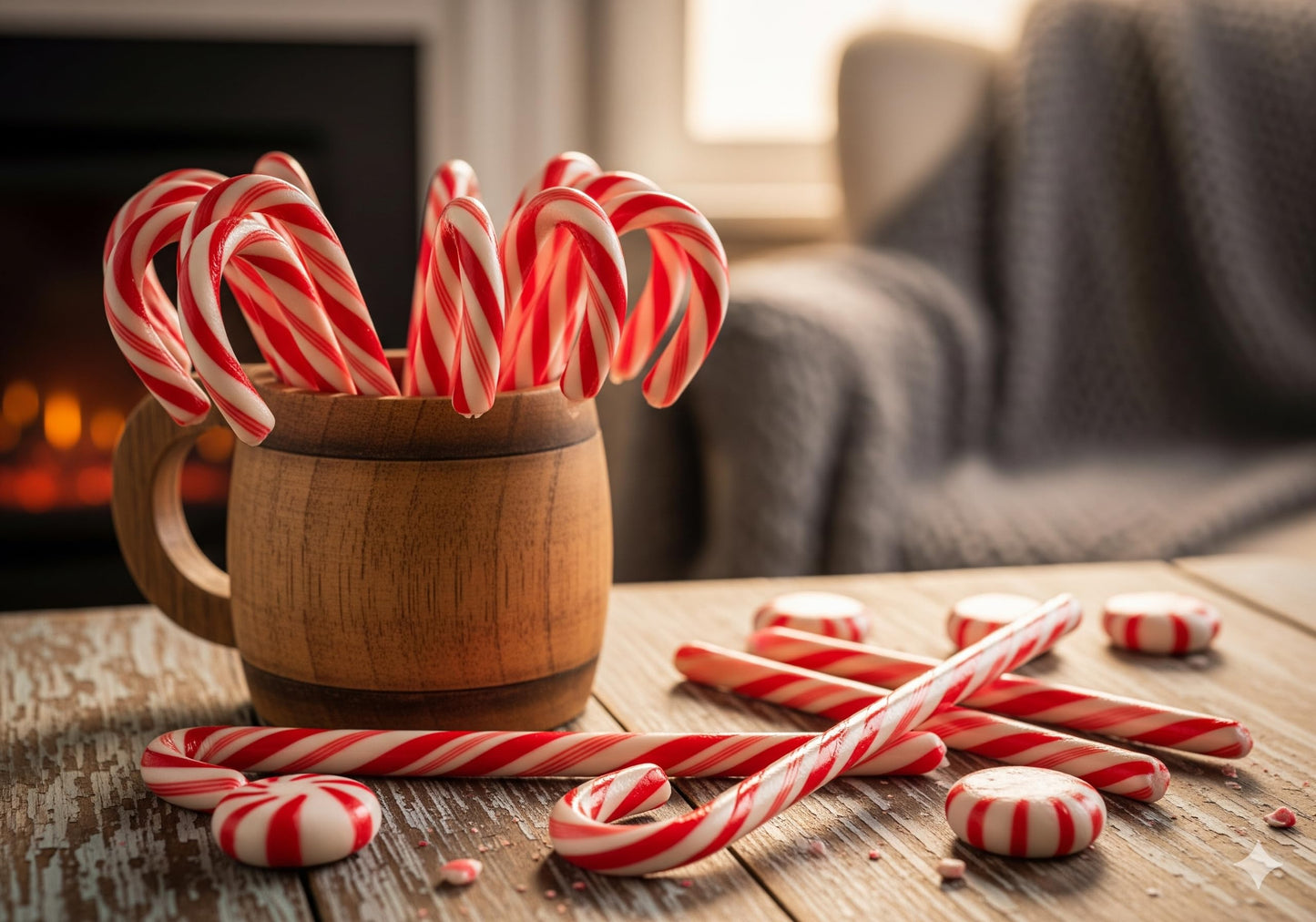Peppermint Candy Canes – 24 Count (Two 12-Count Boxes, 10.16 Oz) – Classic Holiday Peppermint Flavor – Individually Wrapped Christmas Candy Canes For Stockings, Gifts & Decorations