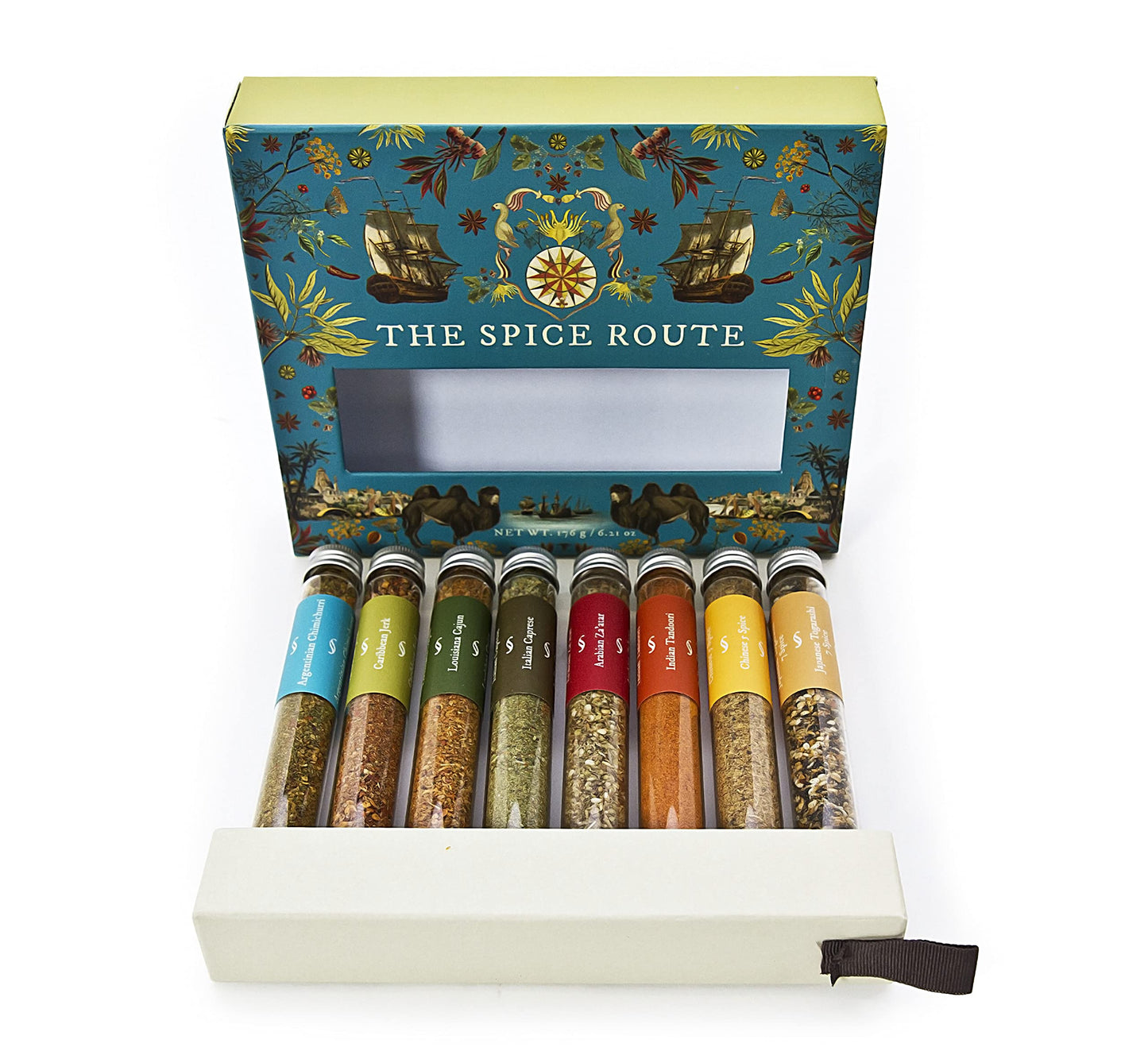 Eat.Art Spice Route | Superb Collection Of Iconic And Exotic Spice Blends From Around The Globe | 8-Pack Gift Set