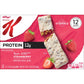 Kelloggs Special K Protein Bars, 12g Protein Snacks, Meal Replacement, Value Size, Strawberry, 19oz Box (12 Bars)