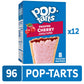 Pop-Tarts Toaster Pastries, Breakfast Food and Kids Snacks, Frosted Cherry, 10.15lb Case (96 Count)