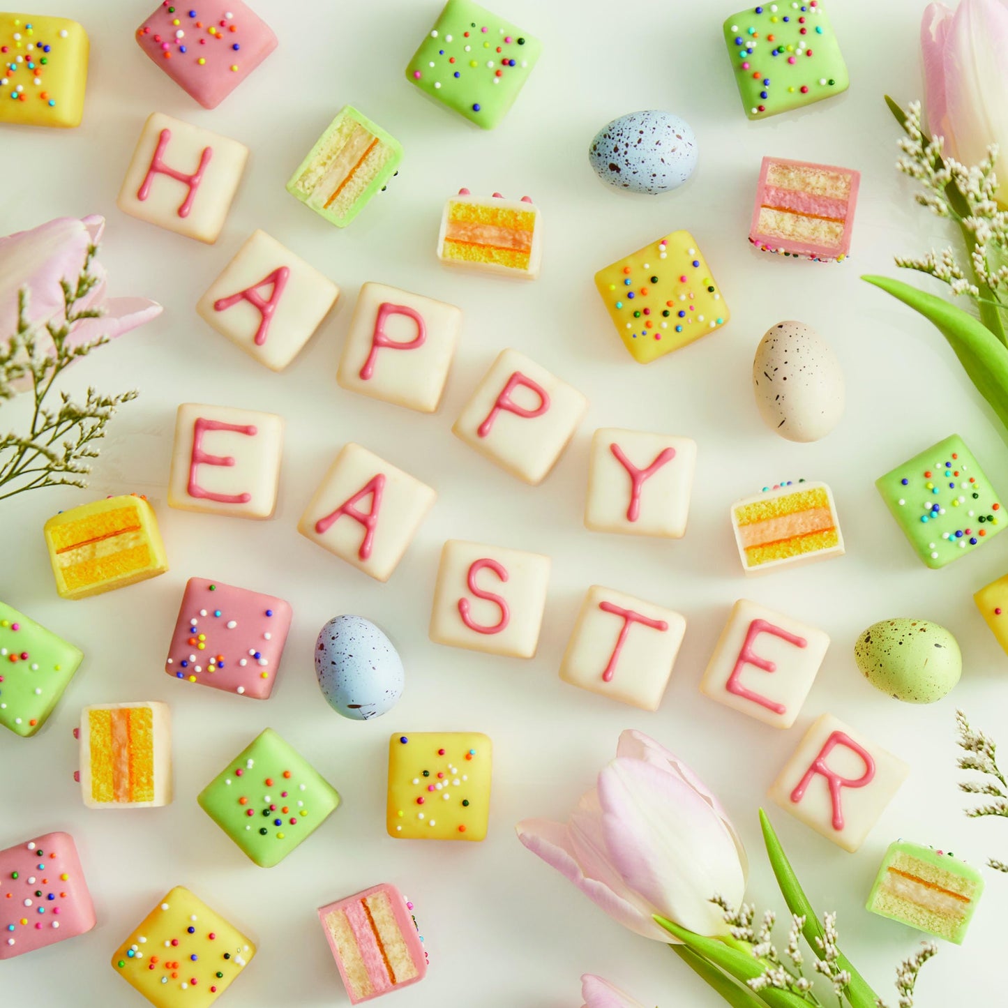 The Swiss Colony Mini Easter Petits Fours: A Delightful Cake Assortment Of Decadent Petit Four Layer Cakes, And Gourmet Easter T