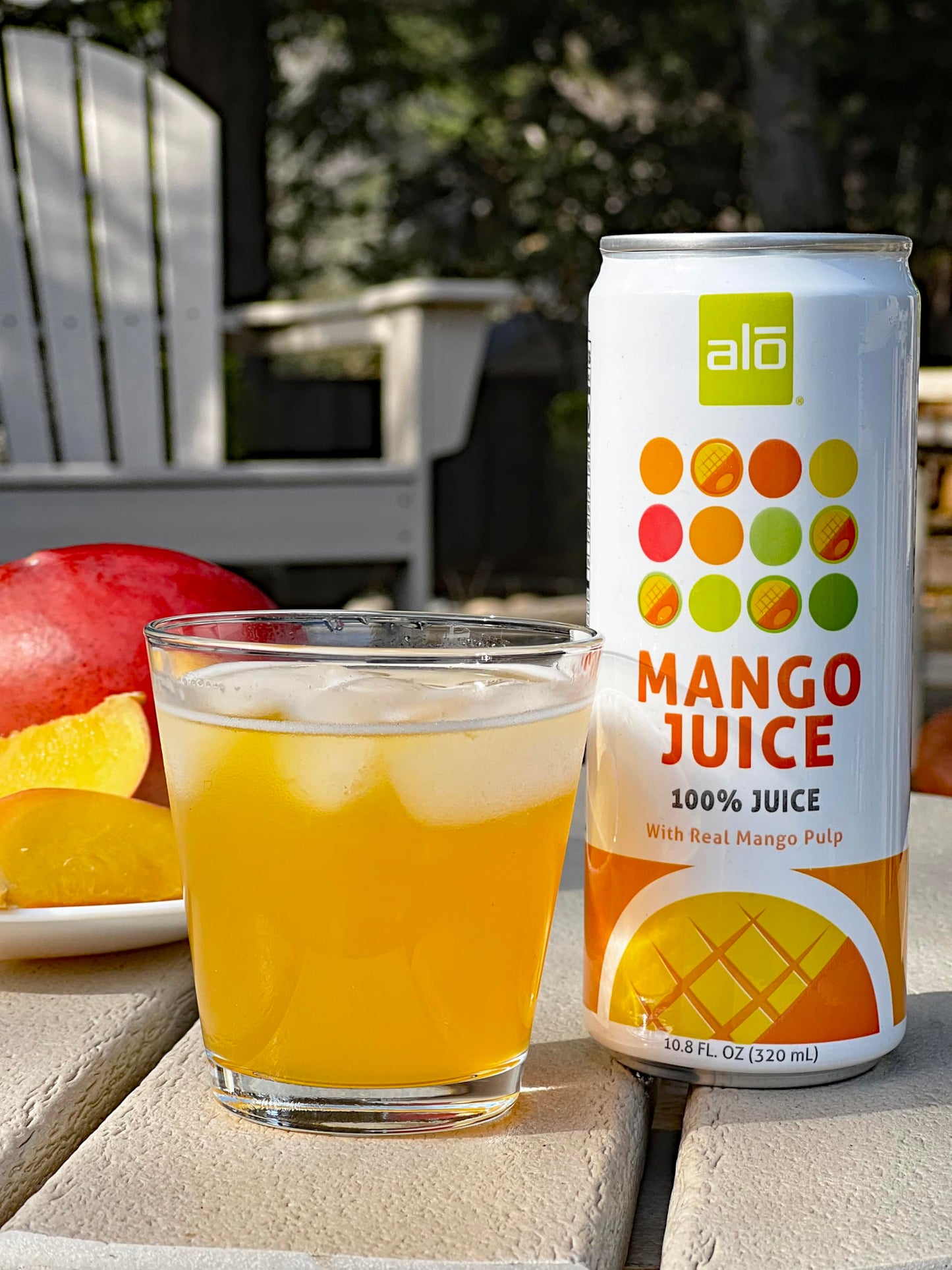 Alo Slim Can Juice, Mango Flavored Juice| 10.82 Fl Oz, Pack Of 12 | Plant-Based Beverage, 100% Natural Juice