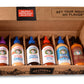 Melindas Dipping Sauce Gift Set, 6 Pack - Ghost Pepper, Buffalo Ranch, Pizza Ranch, Polynesian, Korean Gochujang, Hot Habanero Honey Mustard, 12