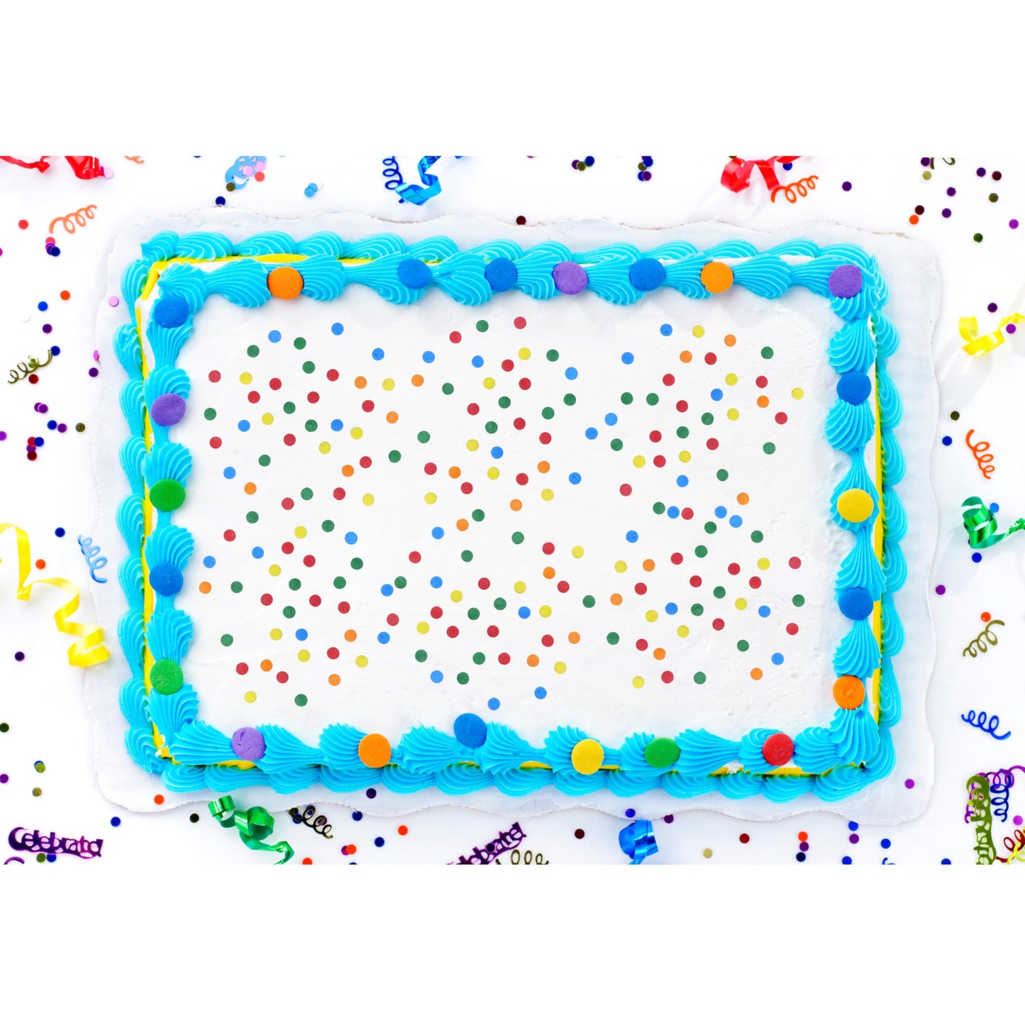 Bakerpan Quins Rainbow Sprinkles For Cake Decorating - 5.87 Ounces - Crunchy Rainbow Edible Confetti Sprinkles For Cupcakes, Ice