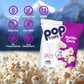 Poptime Kettle Cooked Popcorn Bags Individual Servings - Sweet & Salty Kettle Corn Popcorn Individual Bags, Healthy Snack With A