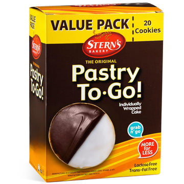 Black And White Cookies | 20 Gourmet Cookies Individually Wrapped | Ny Style Black & White Cookies | Easter Food Gift Baskets |