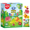 AMOS 4D Vegan Gummy Blocks Candy - Assorted Fruit Flavors  Made with Real Juice  Fun-to-Build Edible Blocks  Fat-Free  (8.47 oz Pack of 1)