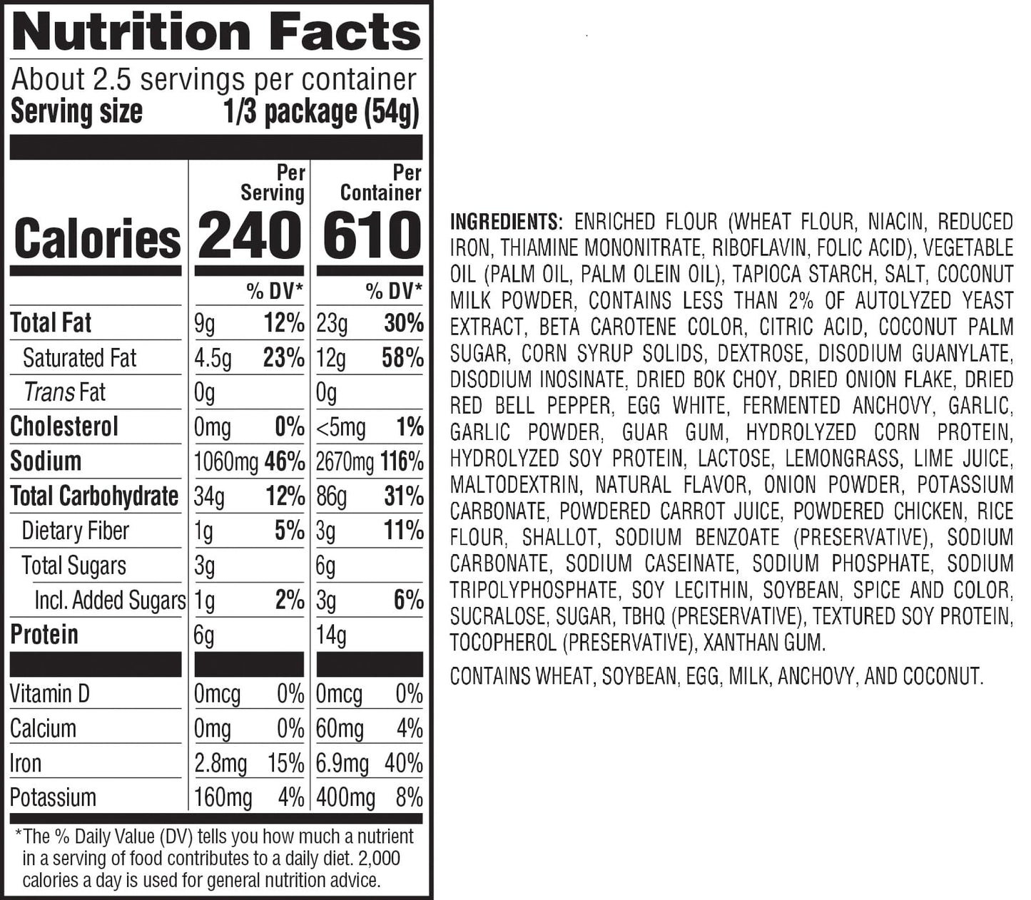 Top Ramen Hot Pot Fusions Thai Coconut Curry Chicken, 4.8 Ounce (Pack of 6)