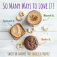 Sunshine Nut Co. Gourmet Cashew Butter Trio (Salt, Herbs, Sugar & Spice) - Creamy Natural Nut Butter, Ethically Sourced, Vegan,