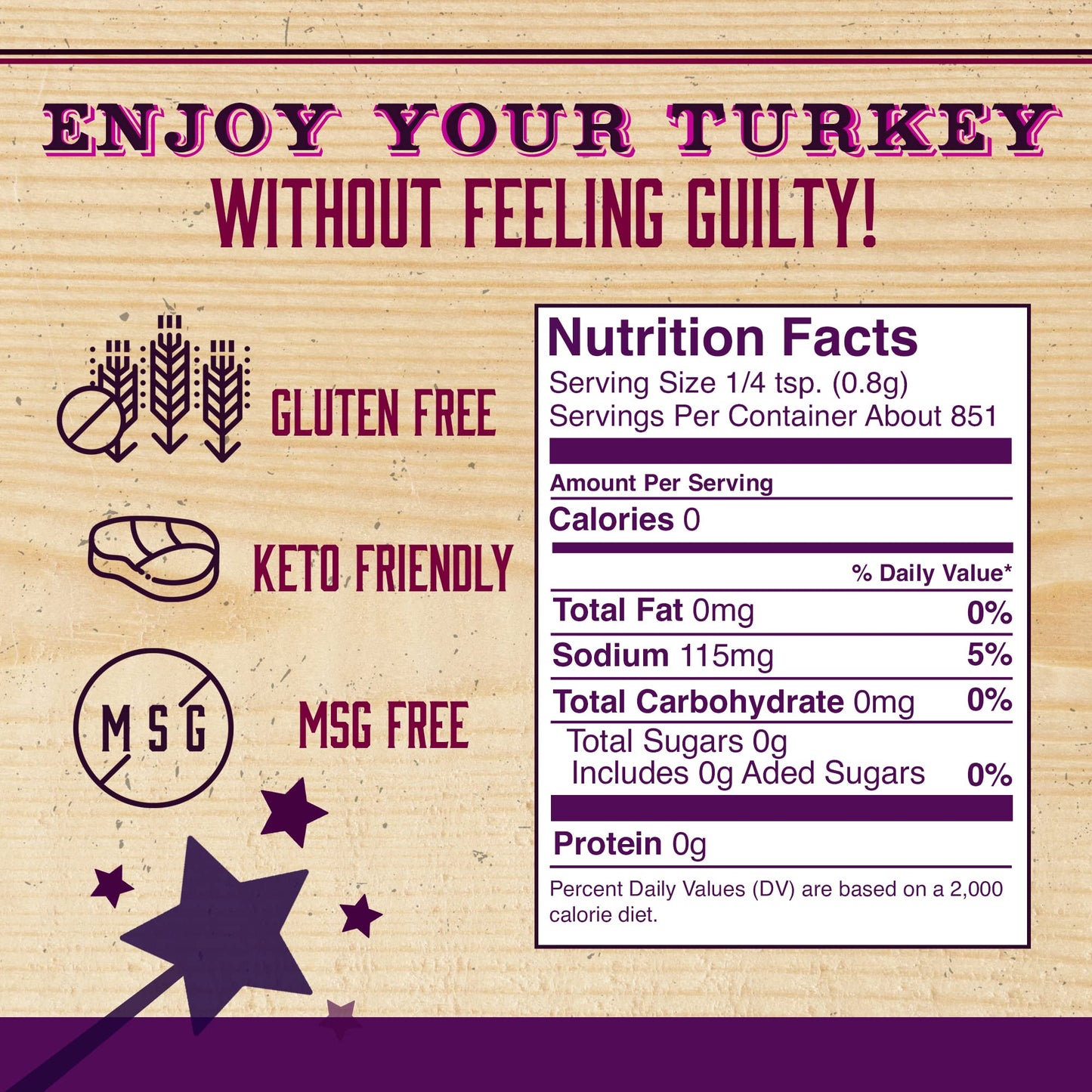 DennyMikes Pixie Dust Universal Seasoning Blend, All Natural, Gluten-Free, 24 oz