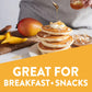 Krusteaz Heart Healthy Buttermilk Pancake and Waffle Mix  Light & Fluffy  25.2 oz Boxes (Pack of 8)