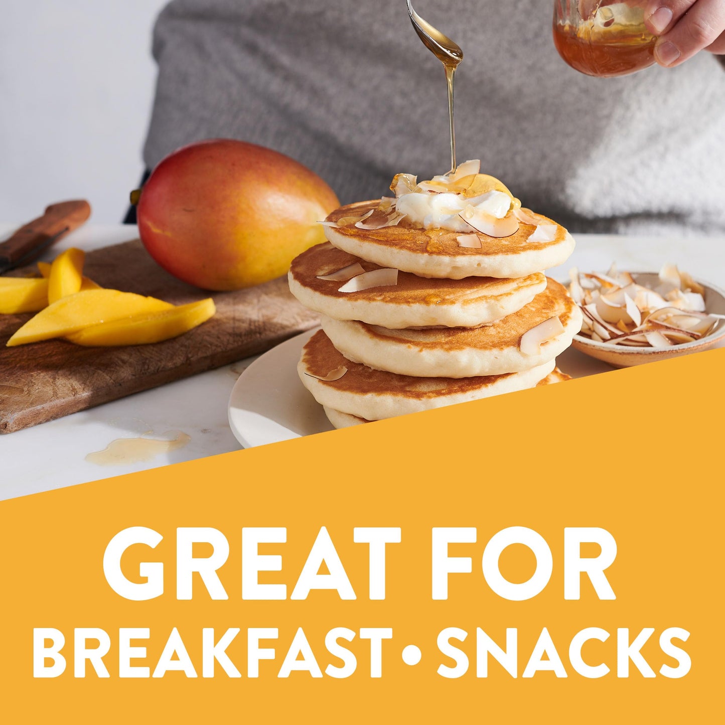Krusteaz Heart Healthy Buttermilk Pancake and Waffle Mix  Light & Fluffy  25.2 oz Boxes (Pack of 8)