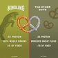 Kindling Protein Pretzels - Dill Pickle | Protein-Packed Snack | Kosher | 8 - 9G Protein Per Serving | Only 1-2G Of Total Sugar