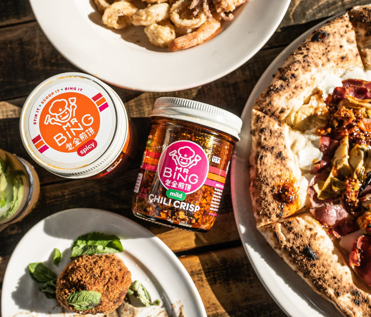 Mr. Bing Chili Crisp | Spicy - Delicious, Flavorful & Crunchy Chili Oil - Made In Usa Chili Paste Hot Sauce - Gluten Free, Vegan