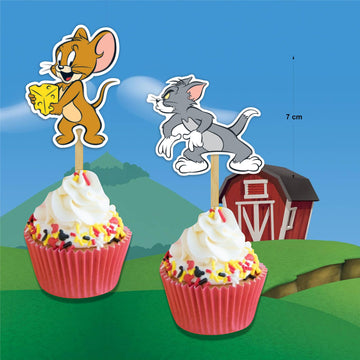 Seyal Tom & Jery Cupcake Topper