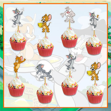 Seyal Tom & Jery Cupcake Topper