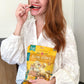 The Ginger People Chewy Ginger Candy, Spicy Turmeric Flavor, 1 lb Bag, Individually Wrapped, Orange