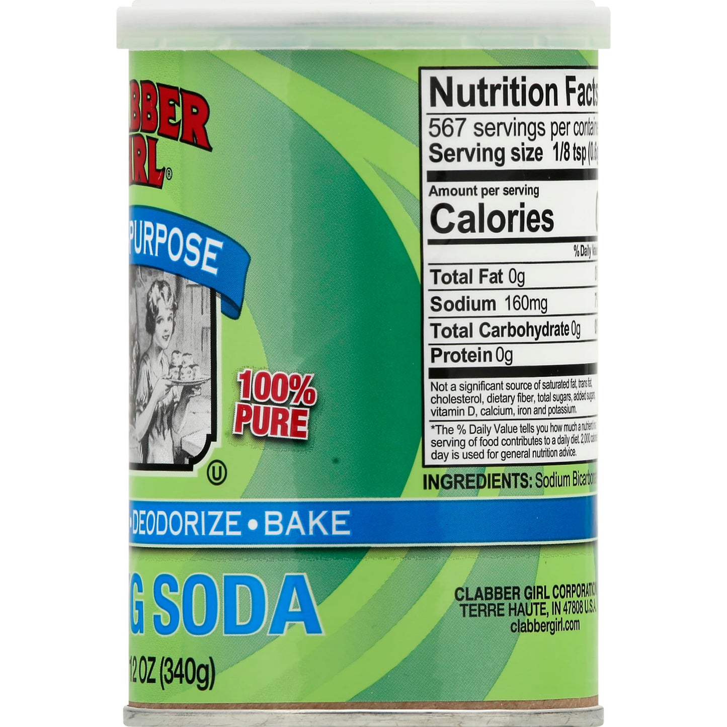 Clabber Girl Baking Soda, 12 Ounce