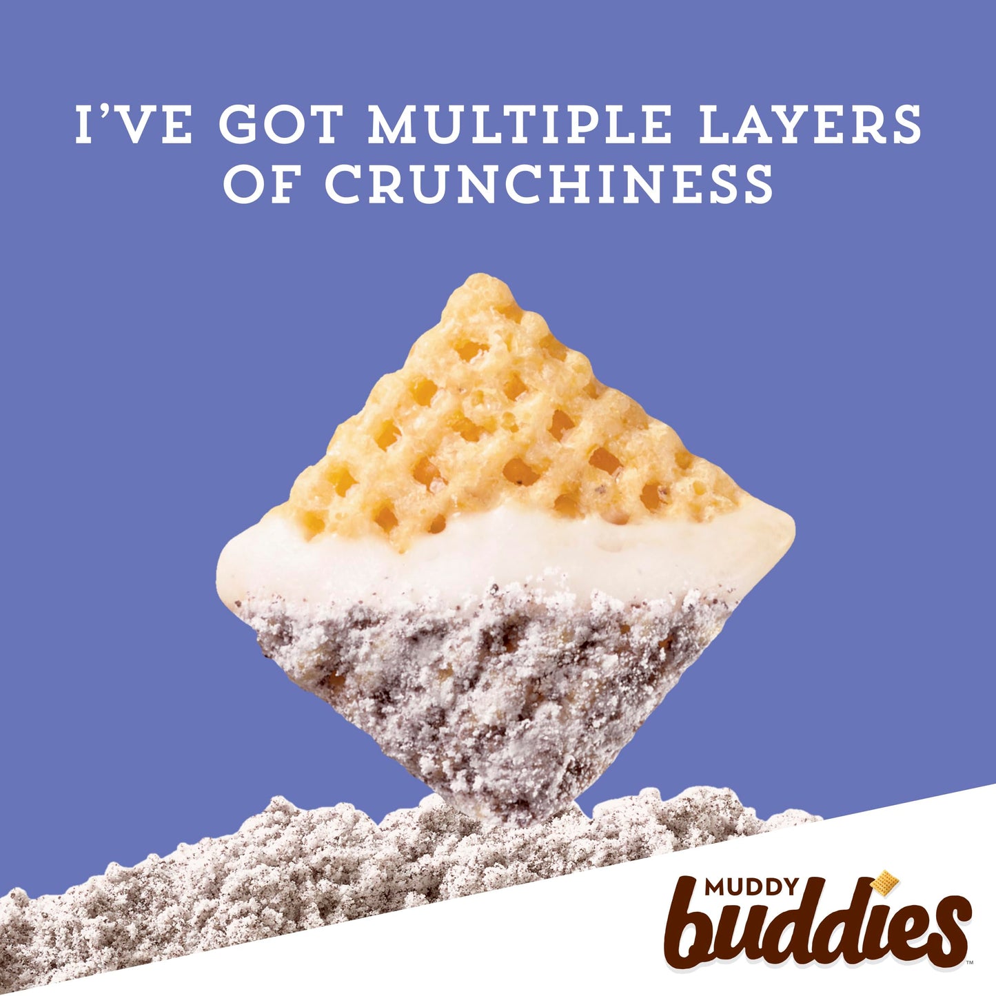 Chex Mix Muddy Buddies Cookies and Cream 4.25 oz (Pack of 7)