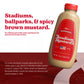 The Authentic Stadium Mustard - Classic Condiment for Hot Dogs & Hamburgers, Gluten Free, Sugar Free, Fat Free, 12oz (Pack of 3)
