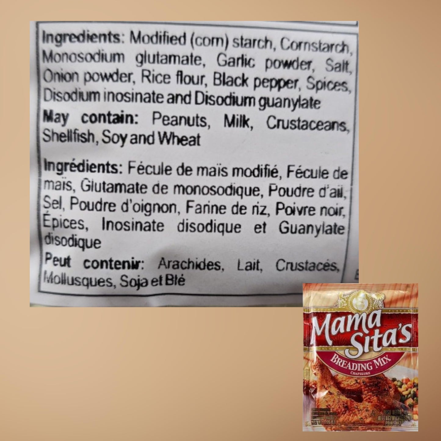 Mama Sita'S Breading Mix 1.76Oz (50G) 6 Pack