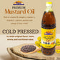 Rani Mustard Oil (Kachi Ghani) 33.8 Ounce (1 Liter) NON-GMO | Gluten Free | Vegan | 100% Natural | Kosher