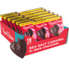 RUSSELL STOVER Valentines Day Dark Chocolate Sea Salt Caramel Heart, 1.3 oz. (Pack of 18)