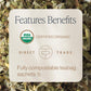 Rishi Tea Lavender Mint Herbal Tea - Organic, Caffeine Free - 15 Sachet Bags - Calming Lavender with Peppermint & Sage